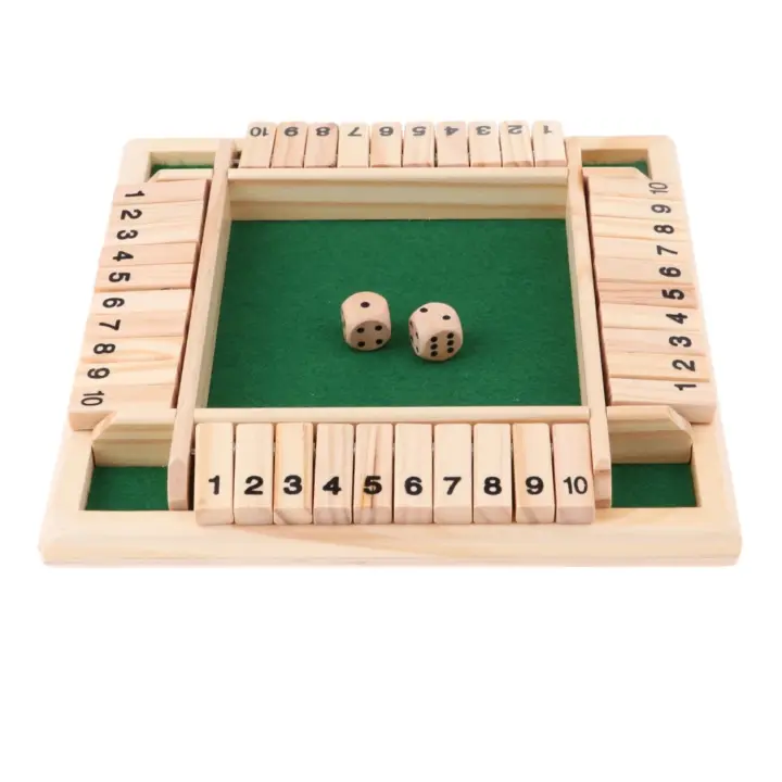 Juego de Mesa de Lujo Caja de Dados Excitante 10 Números Four Corners Cerrado Fiesta Club - 1