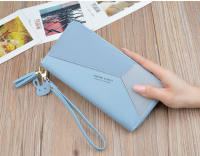 Cartera larga de cuero para mujer, tarjetero de mano con cremallera para teléfono, monedas, regalo de Navidad - details 9