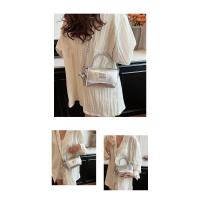 Moda plata encerado aceite de cuero bolso pequeño bolso cuadrado, nuevo bolso de hombro de cadena, bolso cruzado - details 6