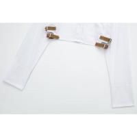 BUNO-Conjunto de otoño para mujer, camisa con cinturón de manga larga + faldas plisadas, conjunto de dos piezas de calle bonita, chándal, 2025 - details 4