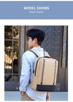 Mochilas de gran capacidad, mochilas de cerradura de contraseña impermeable para hombres, viajes de negocios, mochilas de carga USB - details 28