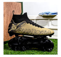 Zapatos de fútbol TF/FG para hombre, botas de fútbol de tobillo alto para niños pequeños, hierba antideslizante para exteriores, zapatillas de entrenamiento Multicolor, nuevas - details 19