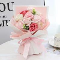 Regalos 11 flores ramo de rosas jabón flor regalo embalaje mano jabón flor decoración Artificial flor falsa decoración de boda - details 6