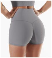 Pantalones de Yoga de Cintura Alta y Sin Costuras Shorts Deportivos para Mujeres - details 10