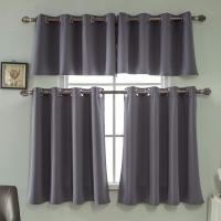 Cortinas Opacas de 2 Piezas, Cortina Dormitorio con Ojales, antiluz Termica, Aislantes frío y Calor para salón - details 0