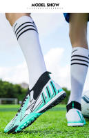 Transpirable pareja interior y exterior hierba uñas largas uñas cortas zapatos de fútbol - details 24