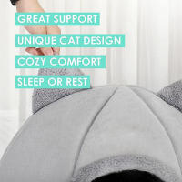 Cama autocalentable plegable y lavable para gatos y perros pequeños con compartimento extraíble. - details 9