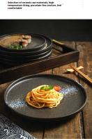 Plato Cerámico para Steak Casero Comida Occidental Italia Japón Sushi Desayuno Dulce Pizza - details 9