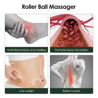 Masajeador de mano para celulitis, herramienta de relajación para adelgazar, drenaje linfático, moldeador corporal, alivio del dolor de cuello, hombros y pies - details 6