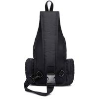 Bolso cruzado diario de hombro táctico multifuncional de nailon negro para hombre de gran capacidad para deportes al aire libre - details 5