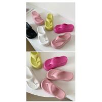 Chanclas de plataforma EVA para mujer, Sandalias de tacón cómodas, informales, para la playa, novedad de verano, 2023 - details 11