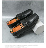 Estilo de pelo puntiagudo casual británico mocasines tendencia transpirable. - details 12