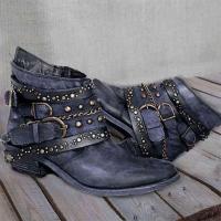 Botines vintage para mujer, botas martin, moda vintage - details 3