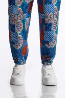 Pantalón en lino imprimé Tribal Boho para hombres, en algodón, décontracté, con cordón de serrage, para deportes al aire libre, curso à pied, sorpresa, été - details 21