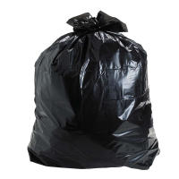 Bolsas de basura gruesas desechables de gran tamaño para cocina, 5 piezas, color negro - details 3