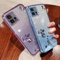 Funda de Teléfono de Diamante de Agua Flor Aplicación de Gaanoplasty para Motorola G72, G84, G54, G32, G22, G52, G30, Power G - details 0