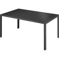 Mesa de Jardín Exterior de Aluminio 150x90x74,5cm Diseño Terraza con Patas Ajustables - details 7