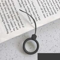 Accesorios simples y bonitos para teléfono móvil, llavero de silicona, cordón, correa para teléfono, anillo para dedo, correas para llaves - details 5
