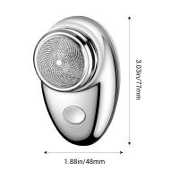 Afeitadora Eléctrica Inalámbrica Tamaño de Bolsillo Ideal para Papá o Novio - details 3