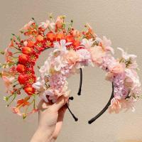 Tocado de flores con cabeza de Quanzhou, guirnalda de flores de estilo étnico, accesorios para el cabello, accesorios de fotografía - details 15