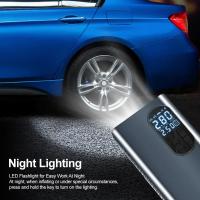 Inflador de neumáticos de coche inalámbrico, compresor de aire recargable por USB, aleación de aluminio, 6000mAh, para motocicletas, bicicletas y bolas - details 8