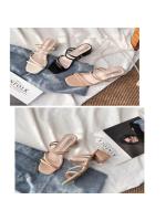 Elegantes Sandalias de Mujer con Tacones Cuadrados Zapatillas de Verano Moda 2025 - details 9