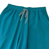 Nueva enfermera mujer pantalón corto Casual ropa de manga Top farmacia trabajo médico Hospital médico uniforme para enfermería cuello alto cremallera - details 15
