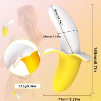 Vibrador de Dildo de Mini Banana para Mujeres Estimulador de Clítoris Vagina y Anal Juguetes Sexuales para Adultos Marca Kaelynn - details 21