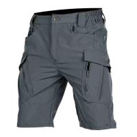 Pantalones cortos tácticos cargo con múltiples bolsillos para hombre, pantalón informal, transpirable, de secado rápido, sueltos, para verano - details 3