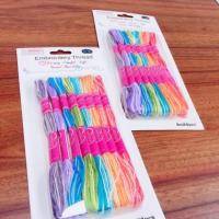 Hilo de Punto de Cruz DMC Kit de Hilo de Cose de Algodón Multicolor de 12 Piezas para Bordado DIY - details 5