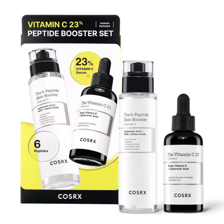 COSRX 15% Peptide Booster Set exclusivo - Set coreano para el cuidado de la piel, sets de regalo, suero de niacinamida, suero facial - 1