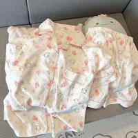 Pijama de Perro Feliz 2025 Algodón Nuboso Manga Corta Moda de Verano de Alta Gama para Mujeres - details 12