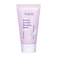 Mascarilla para dormir TIAM & Azulene, crema de mucina de caracol al 92%, para piel seca y sensible, reparadora dañada, no probada en animales (100 ml / - details 2