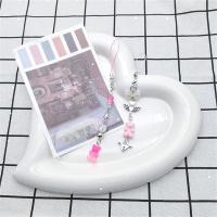 Cadena con cuentas Kawaii para chica, cordón para teléfono, dijes para bolso, cadena rosa para chica, colgante para teléfono, dijes de estrella para teléfono, correa para teléfono móvil - details 13