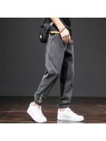 Pantalones Cargo Harem Para Hombre Negro Azul Estilo Callejero Primavera Verano Denim Midweight Cierre Con Cordón Talla Grande Hasta 8XL - details 20