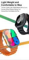 Ultra9 max reloj inteligente con Bluetooth, dispositivo con control del ritmo cardíaco, llamadas, asistente de voz, Modo deportivo, brújula, función NFC, AMOLED - details 5