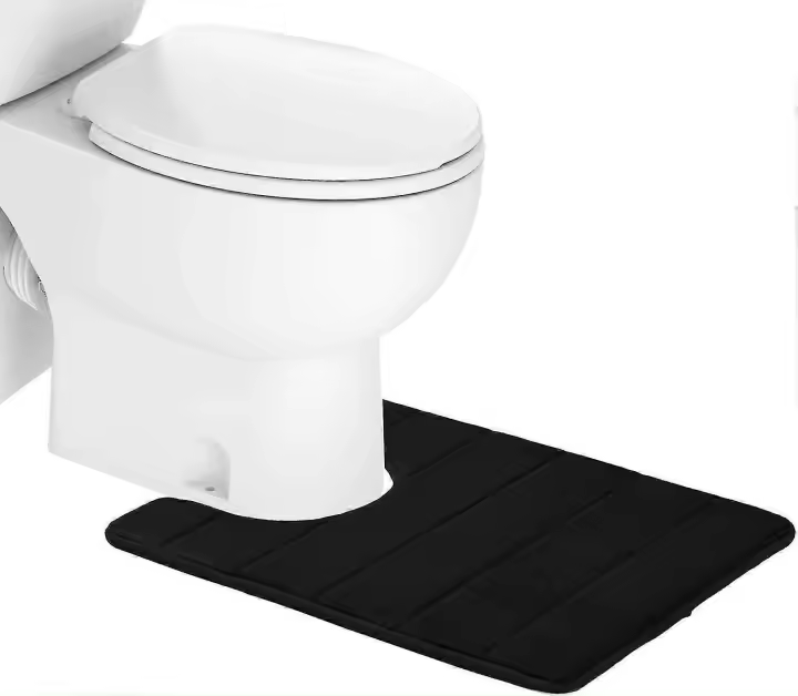 Alfombra de Baño de Espuma de Memoria U-Forma Antideslizante Absorbente Gruesa - 1