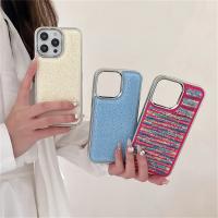 Funda protectora completa anticaída para teléfono iPhone, funda Simple de felpa de Color sólido adecuada para iPhone 14, 15, 13, 12 Pro Max, Otoño e Invierno - details 10