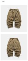 2025 Otoño Invierno grueso acolchado Harem pantalones hombres estilo chino pantalones cálidos hombre Harajuku pantalones de chándal pantalones para correr de gran tamaño - details 5