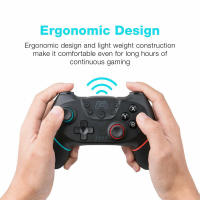 Mando inalámbrico con Bluetooth para Nintendo Switch, Gamepad Pro OLED, Control de consola, de doble Motor Joystick, eje giroscópico, activación con una tecla - details 3