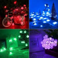 Guirnalda de luces solares para exteriores, 12M, 100 LED, impermeables, 8 modos, para interior y exterior, para jardín, Patio, fiesta - details 10