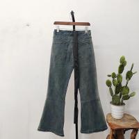 Pantalones vaqueros para hombre, fregona de suelo con gradiente lavado, tendencia informal, Vintage, nueva moda coreana, acampanados, 2023 - details 1
