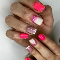 24Pcs Uñas Postizas Largas Cuadradas Estilo Francés Falsas Uñas Desmontables Toppers De Uñas Completos Para Manicura DIY Y Salon - details 1