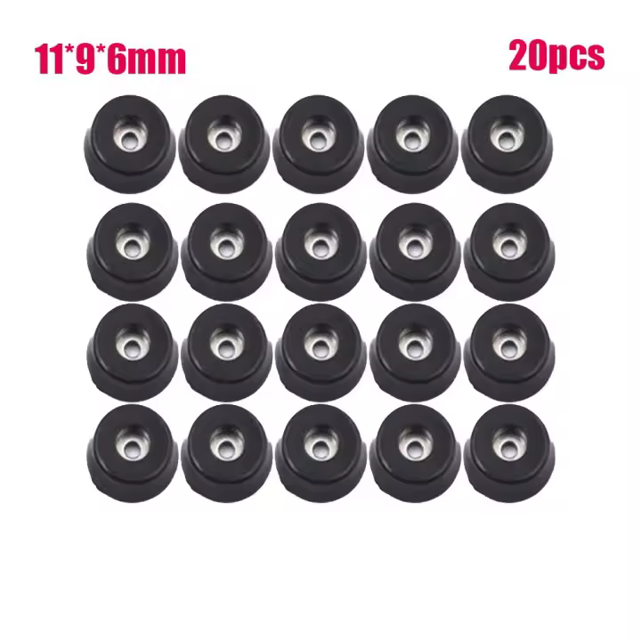 Protectores de suelo de goma para muebles, herramienta para muebles, almohadillas para patas, accesorios para pies, 18x15x5mm, 14x11x9mm, 11x9x6mm - 1
