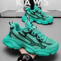Dropshipping Logo 2025 correr de moda para hombres estilo Casual para caminar zapatos deportivos gruesos de diseñador transpirables - details 9