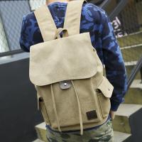 Nueva mochila de lona de alta calidad para hombre, bolso escolar de hombro grande, mochila para niños, bolsas de viaje a la moda para acampar, bolsos simples de moda - details 3