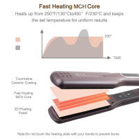 Peluquera de Cerámica Plana Tratamiento de Alcatrín Keratin Estilo de Peluquería de Doble Voltaje - details 5