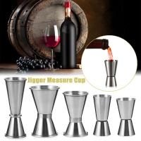 Tazas medidoras de acero inoxidable para Bar, coctelera de doble tiro, Jigger de bebidas líquidas, herramienta de bricolaje, 15/30, 25/50, 20/40, 30/50ml - details 0