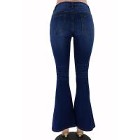 Pantalones vaqueros retro de cintura media para mujer, pantalones vaqueros con bolsillo, moda informal - details 6