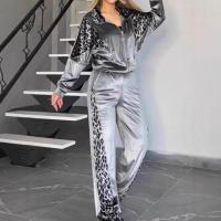 Conjuntos de dos piezas para mujer, abrigos informales con cuello vuelto y pantalones con cintura elástica, pantalones para mujer - details 4